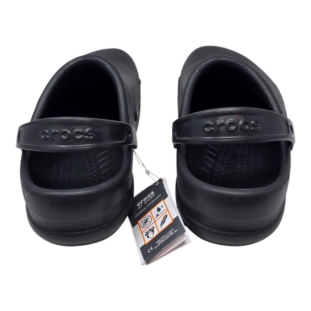 Crocs Slip Resistant Shoes Bistro Clogs Nurse Shoes Chef Shoes 10075-001 Mens 13 - Picture 6 of 7